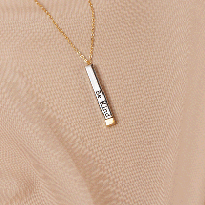 Be Kind...of a bi♡ch - Hidden Message Necklace