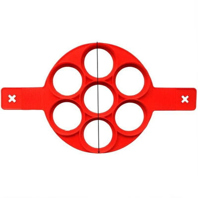 2-in-1 Silicone Pancake Mold – Easy and Fun Breakfast Maker