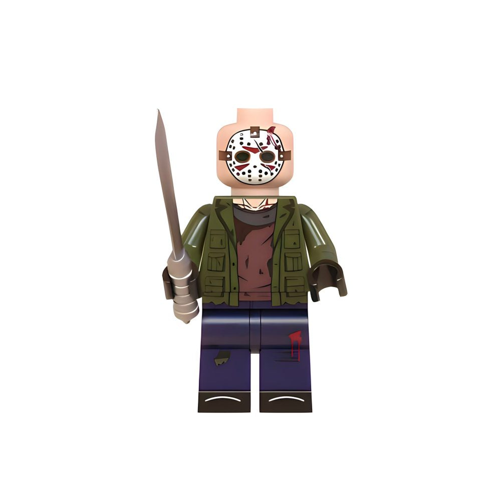 Assorted Halloween Horror Movie Minifigure Set  with Weapons & Accessories