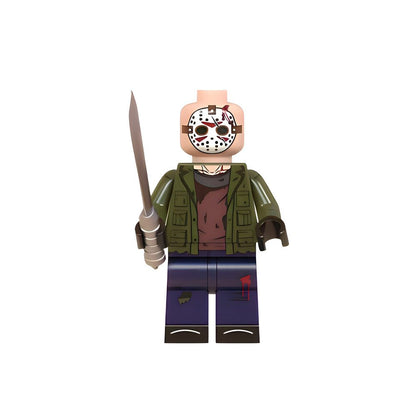 Assorted Halloween Horror Movie Minifigure Set  with Weapons & Accessories