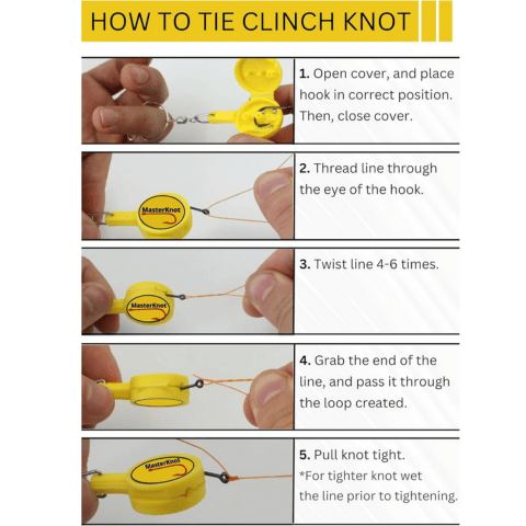 MasterKnot Fishing Knot Tying Tool – Tie Flawless Knots in Seconds