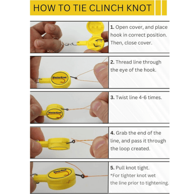 MasterKnot Fishing Knot Tying Tool – Tie Flawless Knots in Seconds