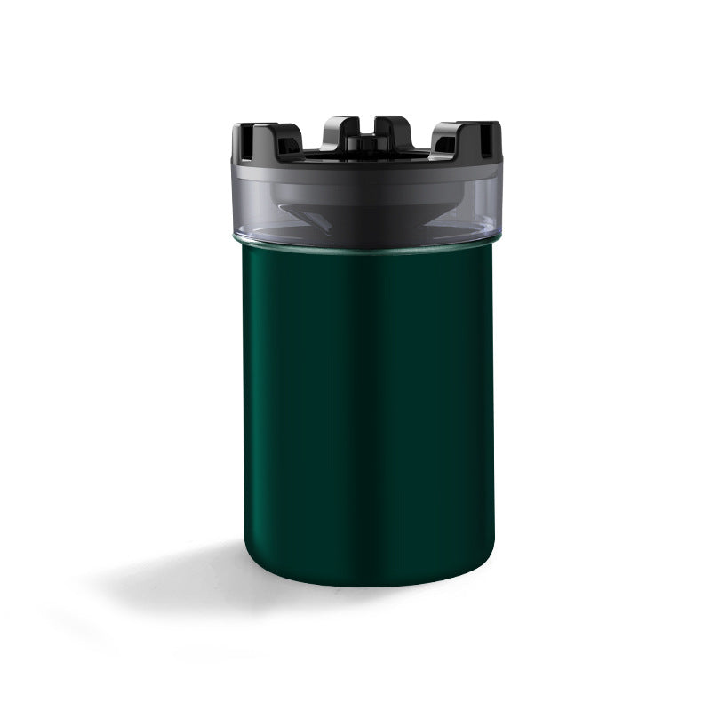 Smokeless Car Ashtray with One-Touch Water Extinguish