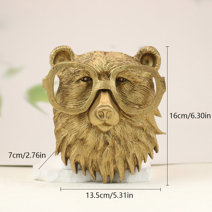 Elegant Animal Head Wall Sculptures