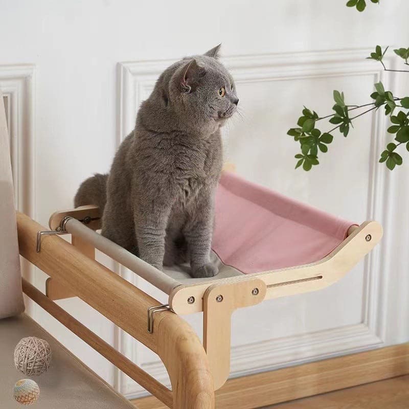 Wooden Cat Perches for Bed、 Desk 、Table 、Sofa
