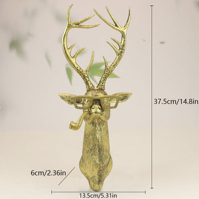 Elegant Animal Head Wall Sculptures