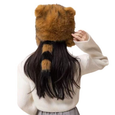 🔥 - Handmade Imitation Raccoon Fur Hat