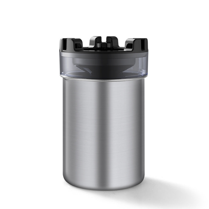 Smokeless Car Ashtray with One-Touch Water Extinguish