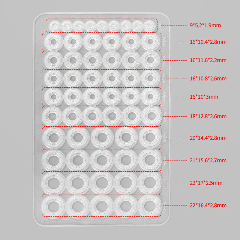 High-Temp Silicone O-Ring Assortment Kit