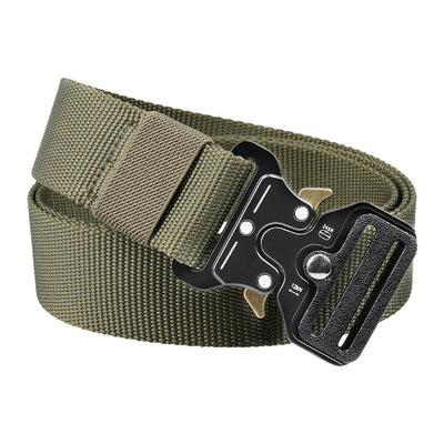 Tactical Nylon Belt with Quick-Release Aluminum Buckle
