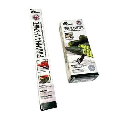 Piranha Spiral Cutter & V-Knife Combo