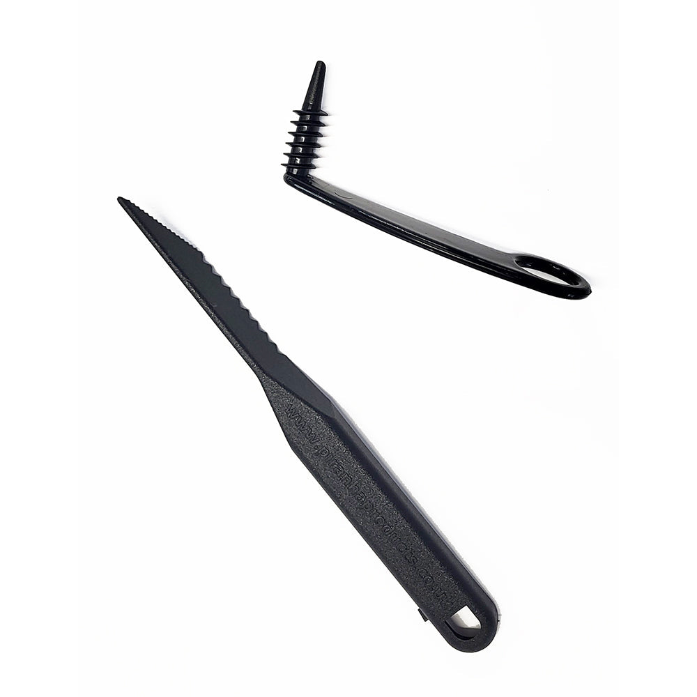 Piranha Spiral Cutter & V-Knife Combo