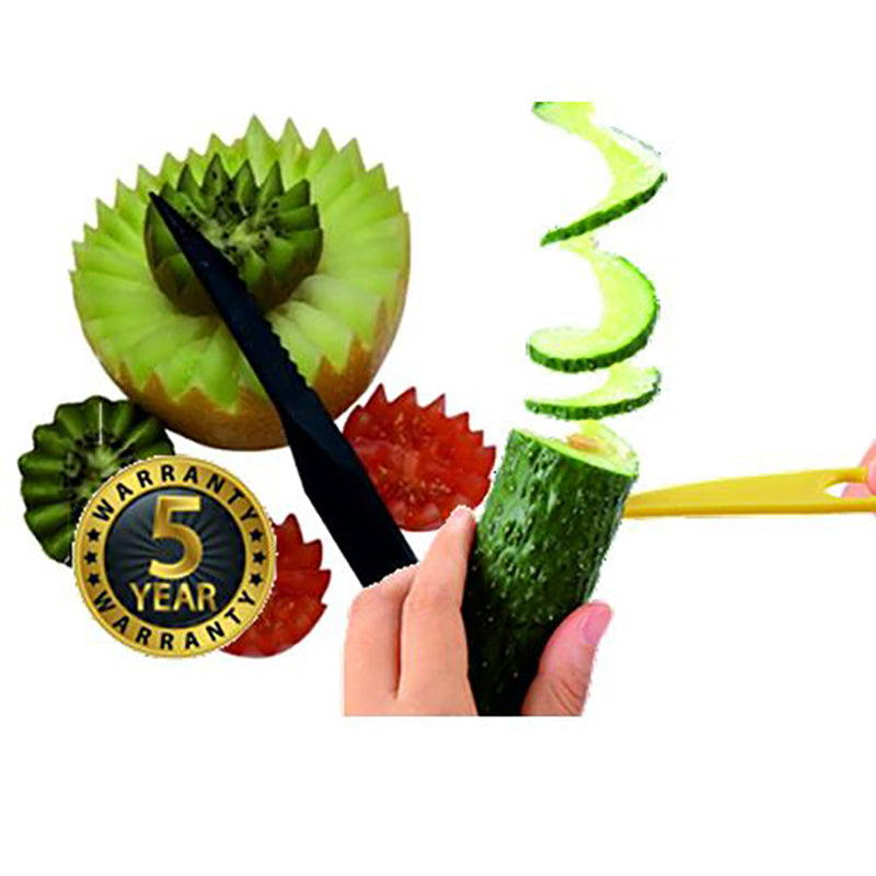 Piranha Spiral Cutter & V-Knife Combo