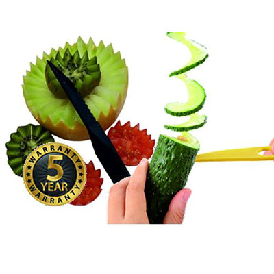 Piranha Spiral Cutter & V-Knife Combo