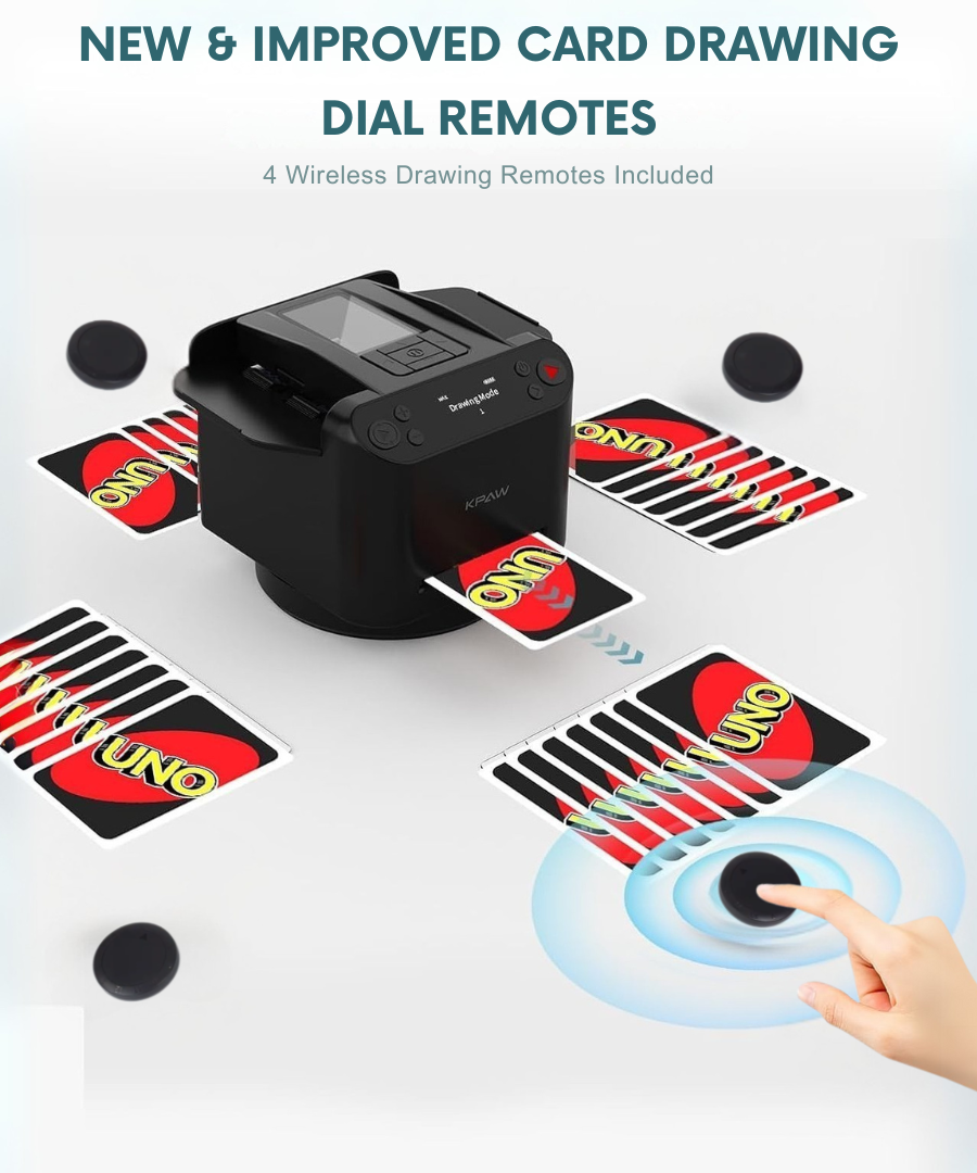 2-in-1 Automatic Card Shuffler & Dealer