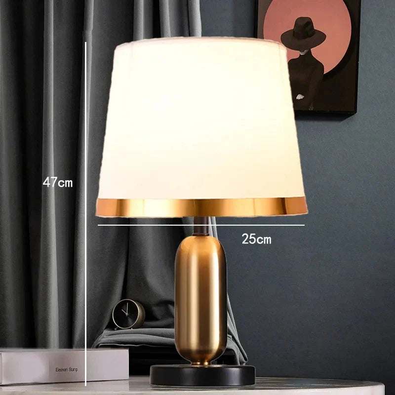 Modern American Retro Style Bedside Table Lamp