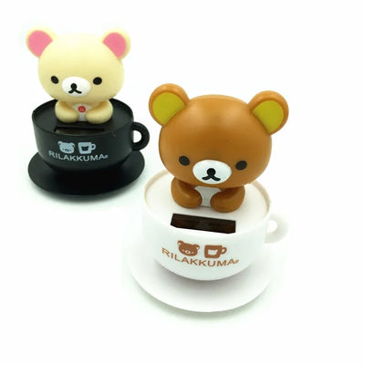 Rilakkuma Solar Nodding Cup Toy