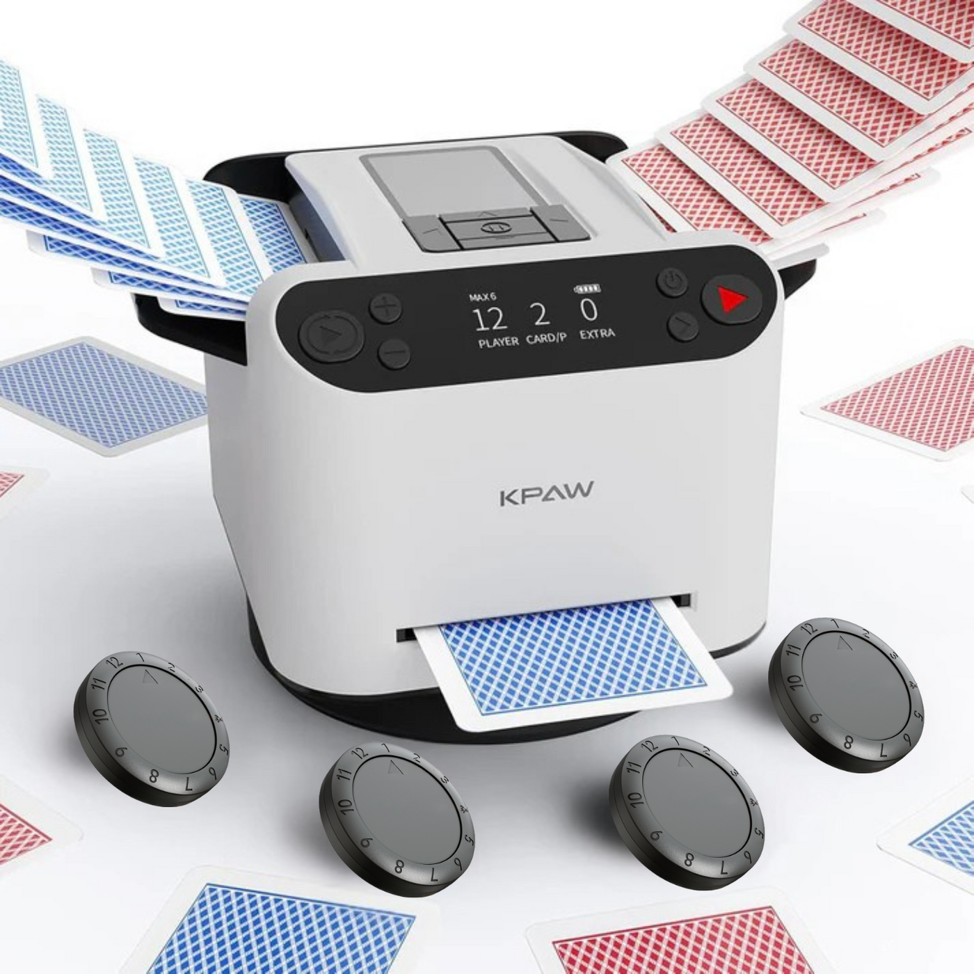 2-in-1 Automatic Card Shuffler & Dealer