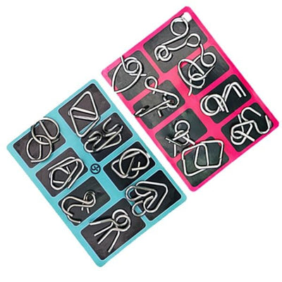 '- Metal Puzzle Ring, Educational intellectual Toys IQ Toys, Metal Brain teaser Puzzles