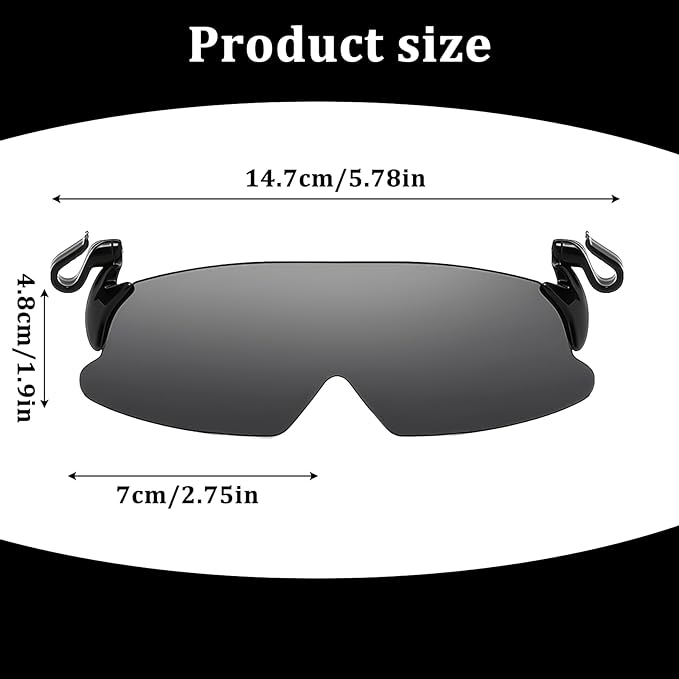 2025 New Polarized Clip Cap Sunglasses