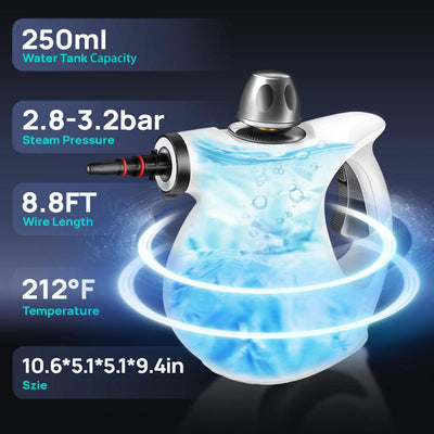 High-Pressure Handheld Steam Cleaner – Chemical-Free Deep Cleaning