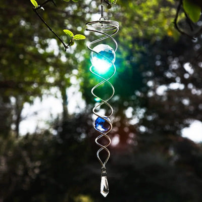 '- Gazing Ball Spiral Tail Wind Spinner Stabilizer
