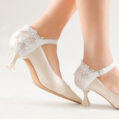Lace High Heels Shoe Straps