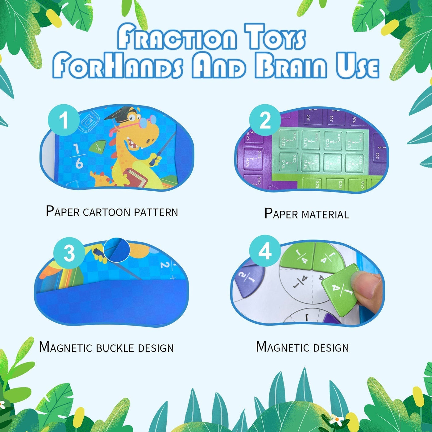 Magnet Montessori Fraction Puzzle