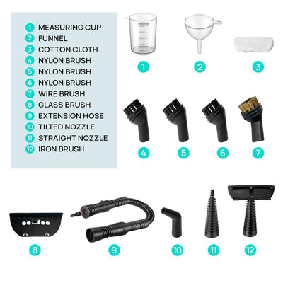 High-Pressure Handheld Steam Cleaner – Chemical-Free Deep Cleaning