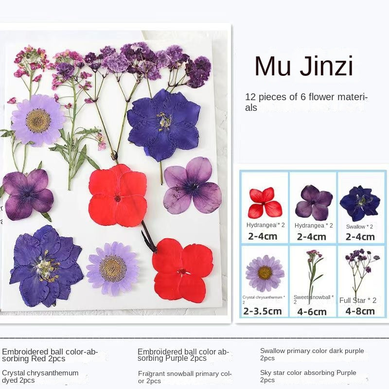 Woyuosn Transparent Dried Flower Bookmarks