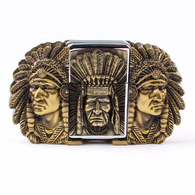 Belt Buckle with Lighter
