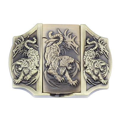 Belt Buckle with Lighter