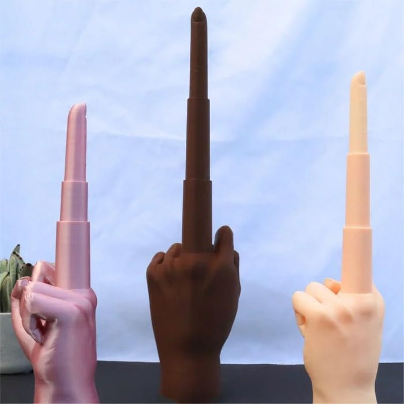 Retractable Middle Finger Stress Relief Toy