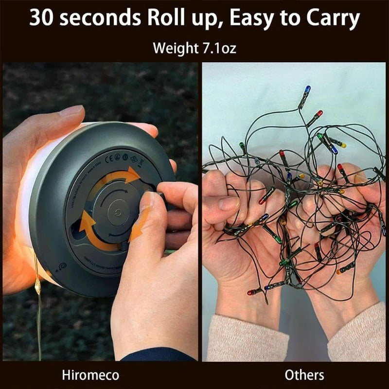 Compact LED Camping Light with USB Rechargeable and Magnetic Base