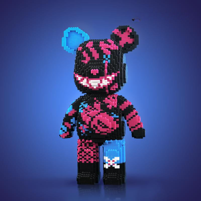 DIY Pixel Art Block Bear Figures – Creative Building & Collectible Display