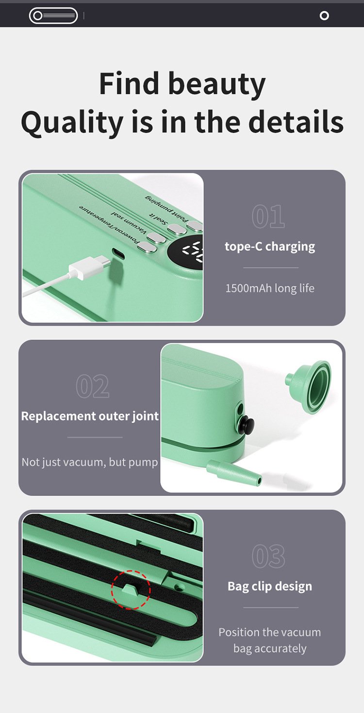 ✨Mini Wireless Vacuum Sealer