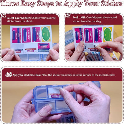 Portable Multi-Compartment Sealed Pill Case