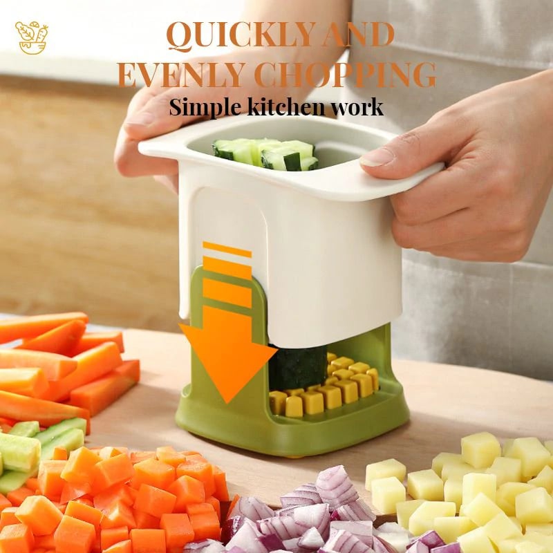 🔥2-in-1 Vegetable Chopper Dicing & Slitting( free shipping)