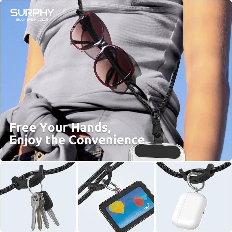 Stylish Adjustable Phone Lanyard with Universal Compatibility