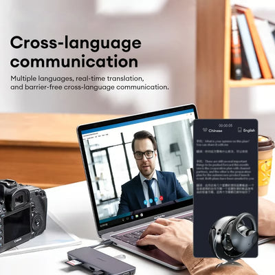 ⏰AI Translation Wireless OWS Bluetooth5.4 Earphones