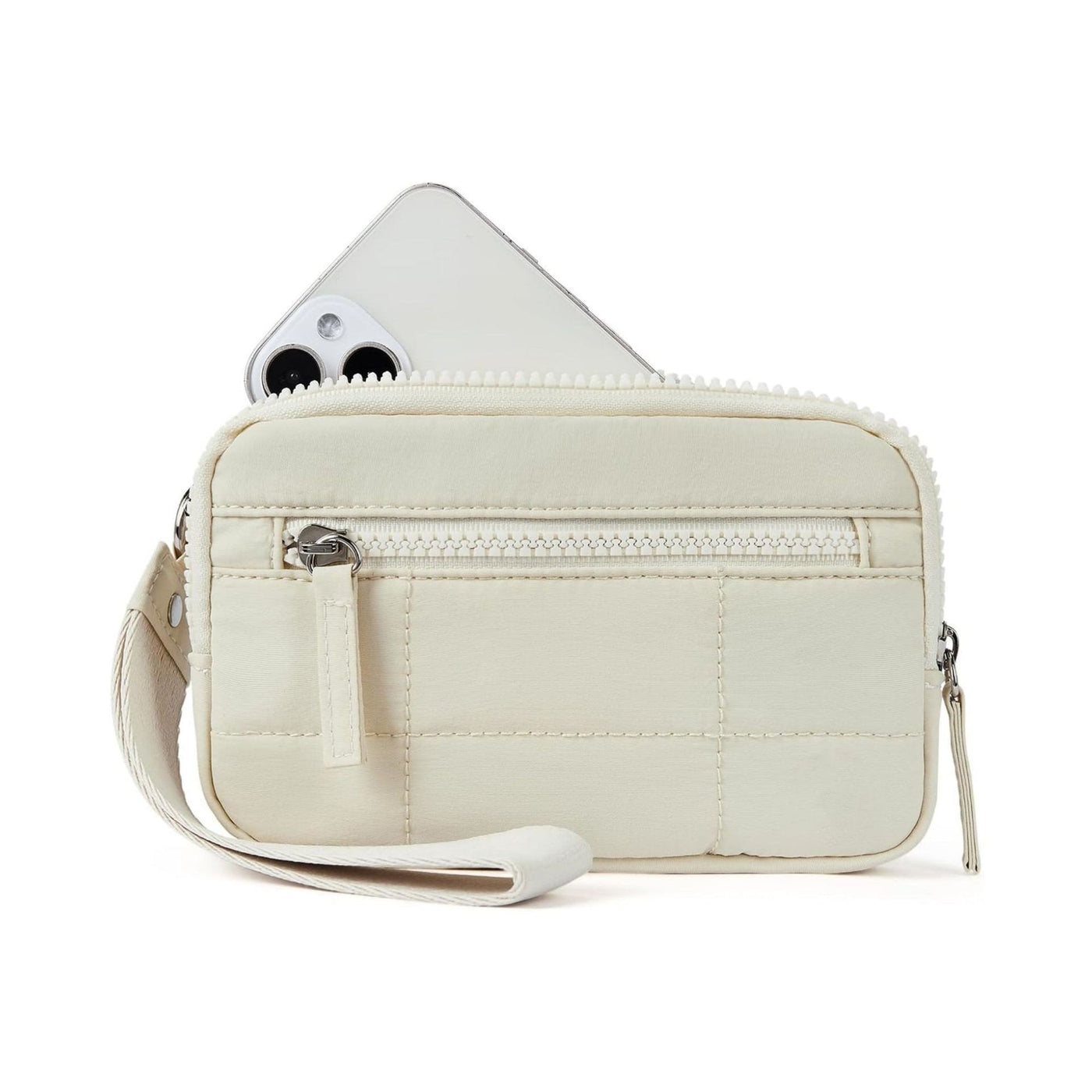 Stylish Nylon Wristlet Wallet with Multiple Compartments