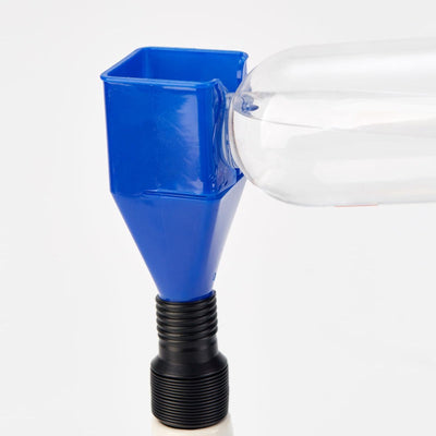 Flexible Wide-Mouth Funnel with Built-in Filter