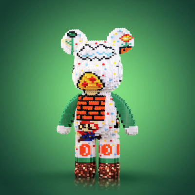 DIY Pixel Art Block Bear Figures – Creative Building & Collectible Display