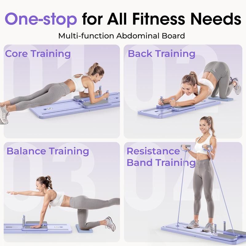 Foldable Assisted Ab Roller – Ultimate Core Trainer