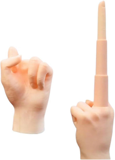 Retractable Middle Finger Stress Relief Toy