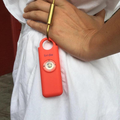 Personal safety alarm keychain.