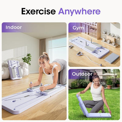 Foldable Assisted Ab Roller – Ultimate Core Trainer