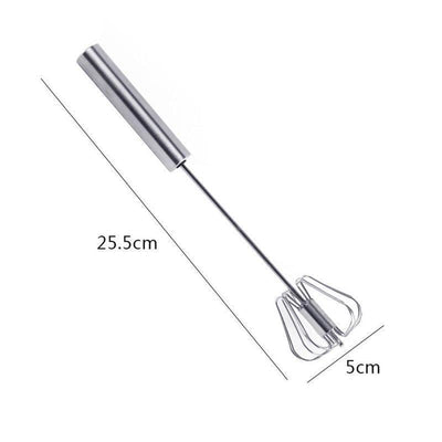 '- Stainless Steel Semi-Automatic Whisk