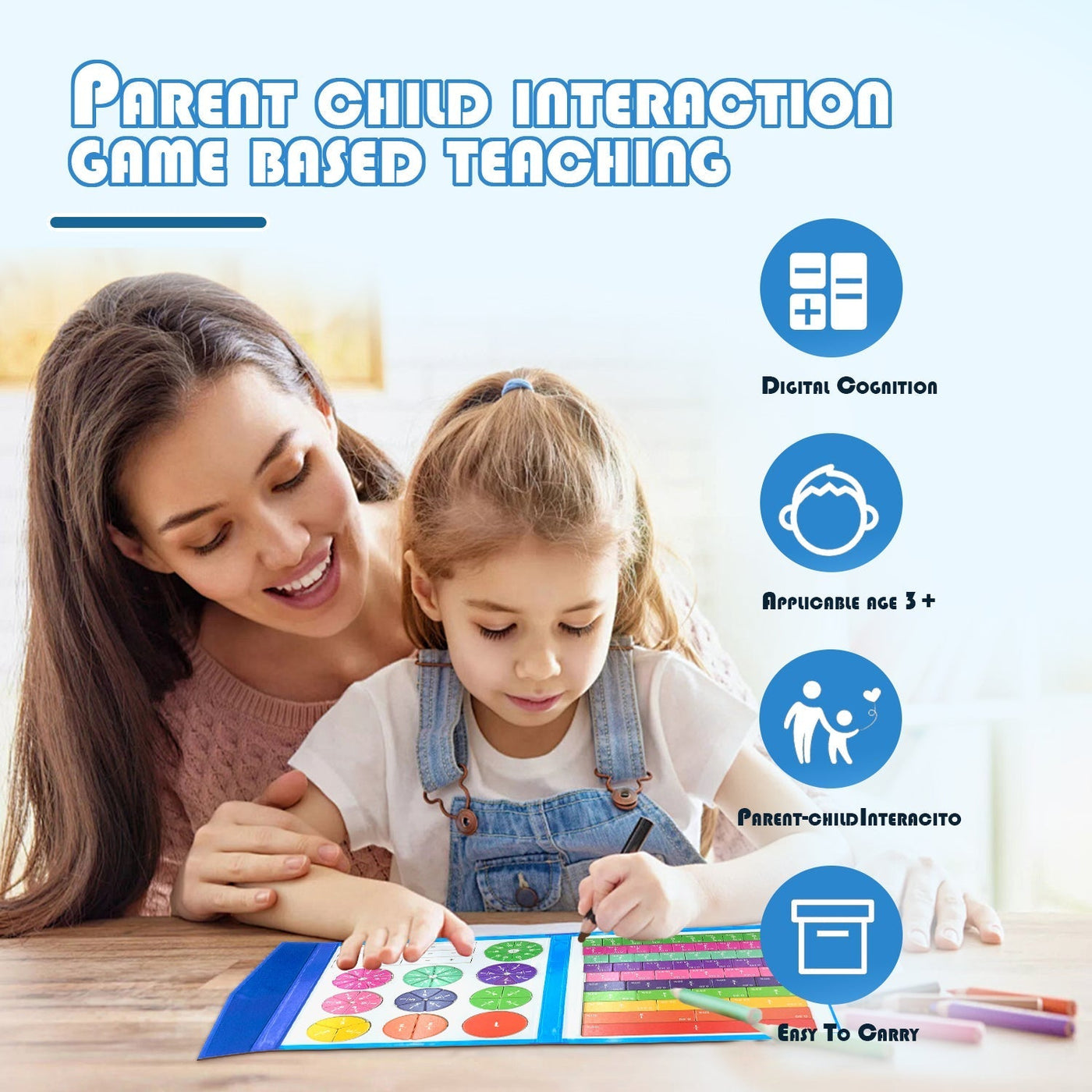 Magnet Montessori Fraction Puzzle