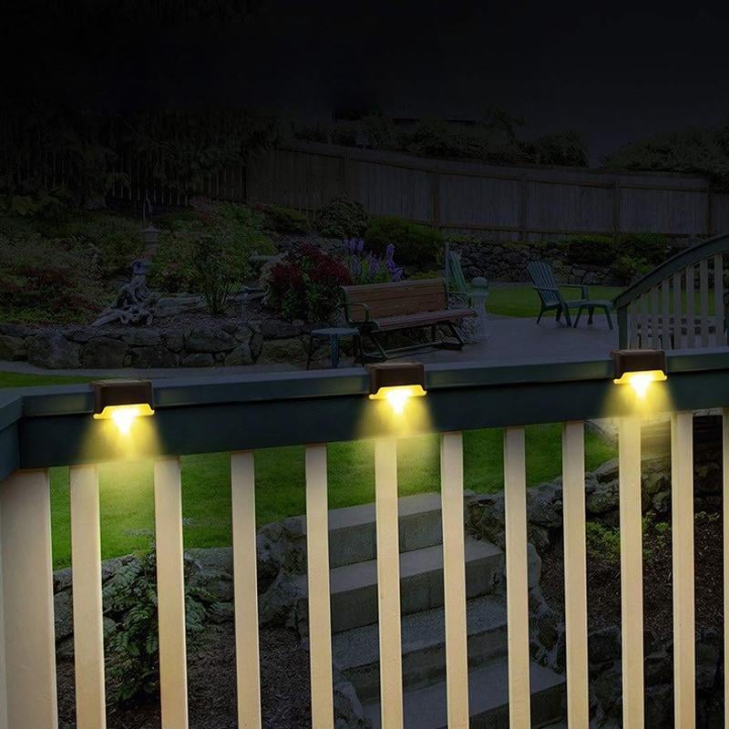 Solar-Powered Outdoor Stair Lights